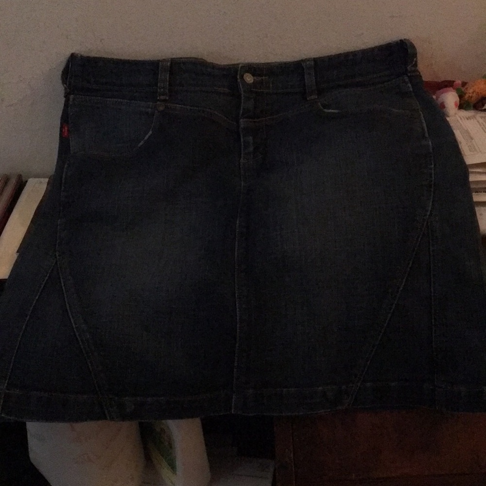 Blue denim skirt size 16